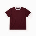Burgundy - Regular Ringer T-Shirt