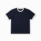 Navy - Regular Ringer T-Shirt