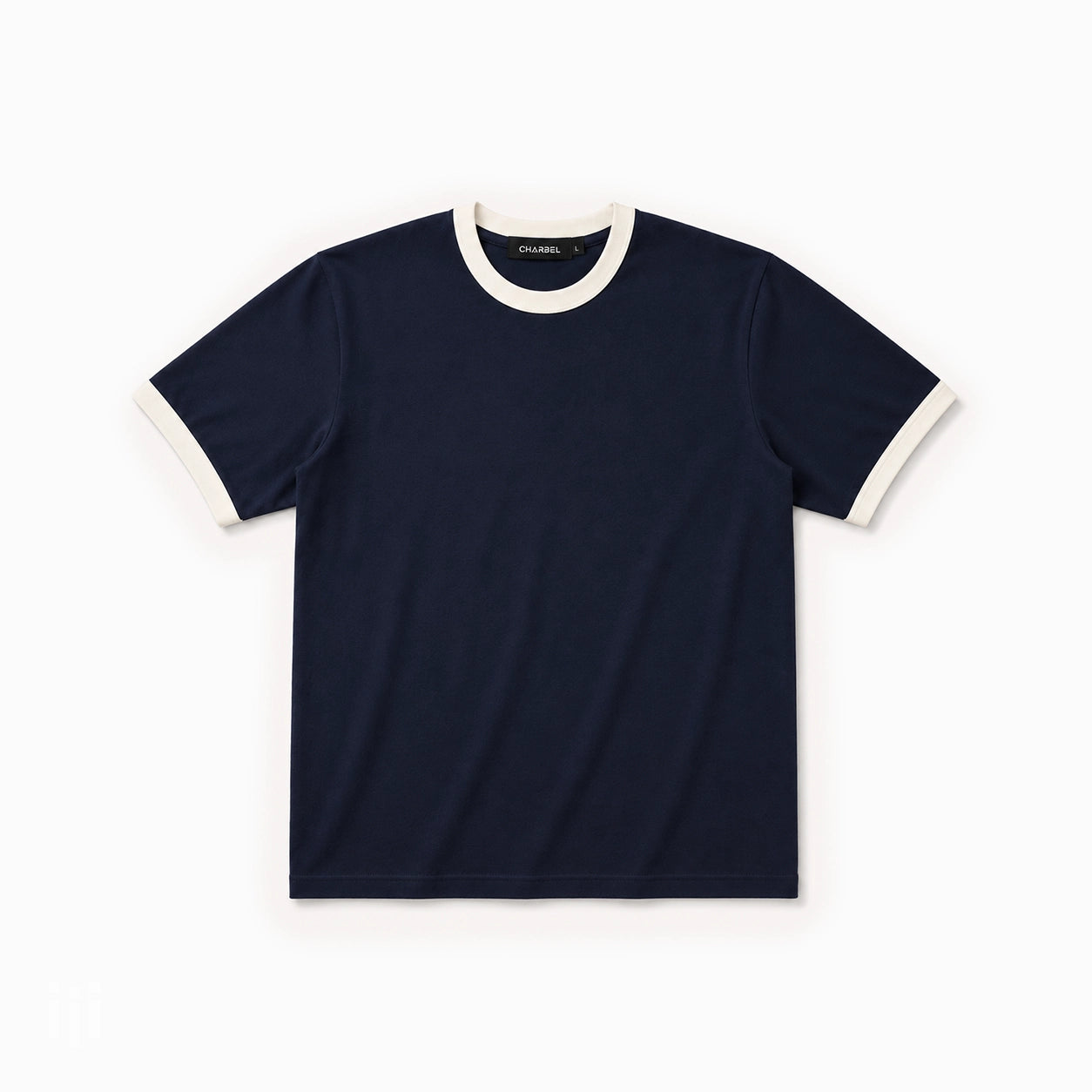 Navy - Regular Ringer T-Shirt