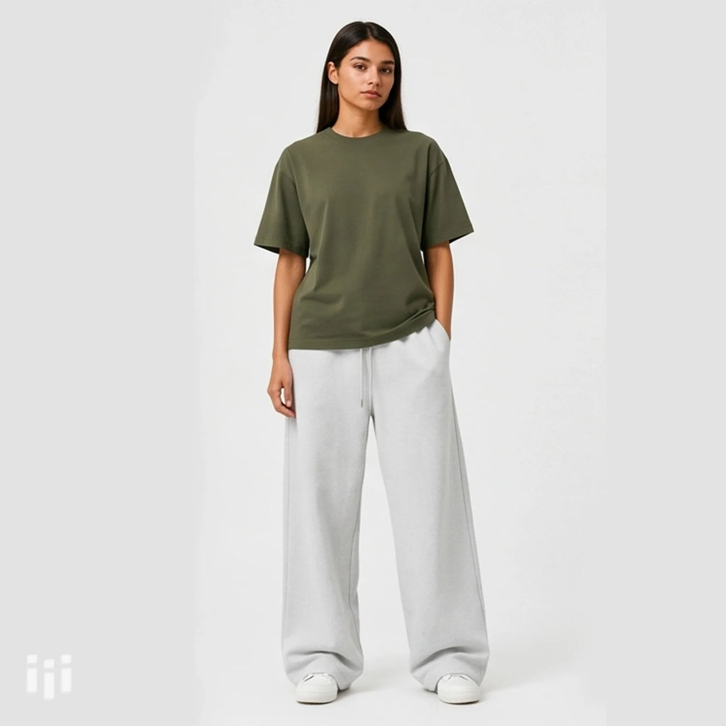 Olive - Relaxed Oversized T-Shirt