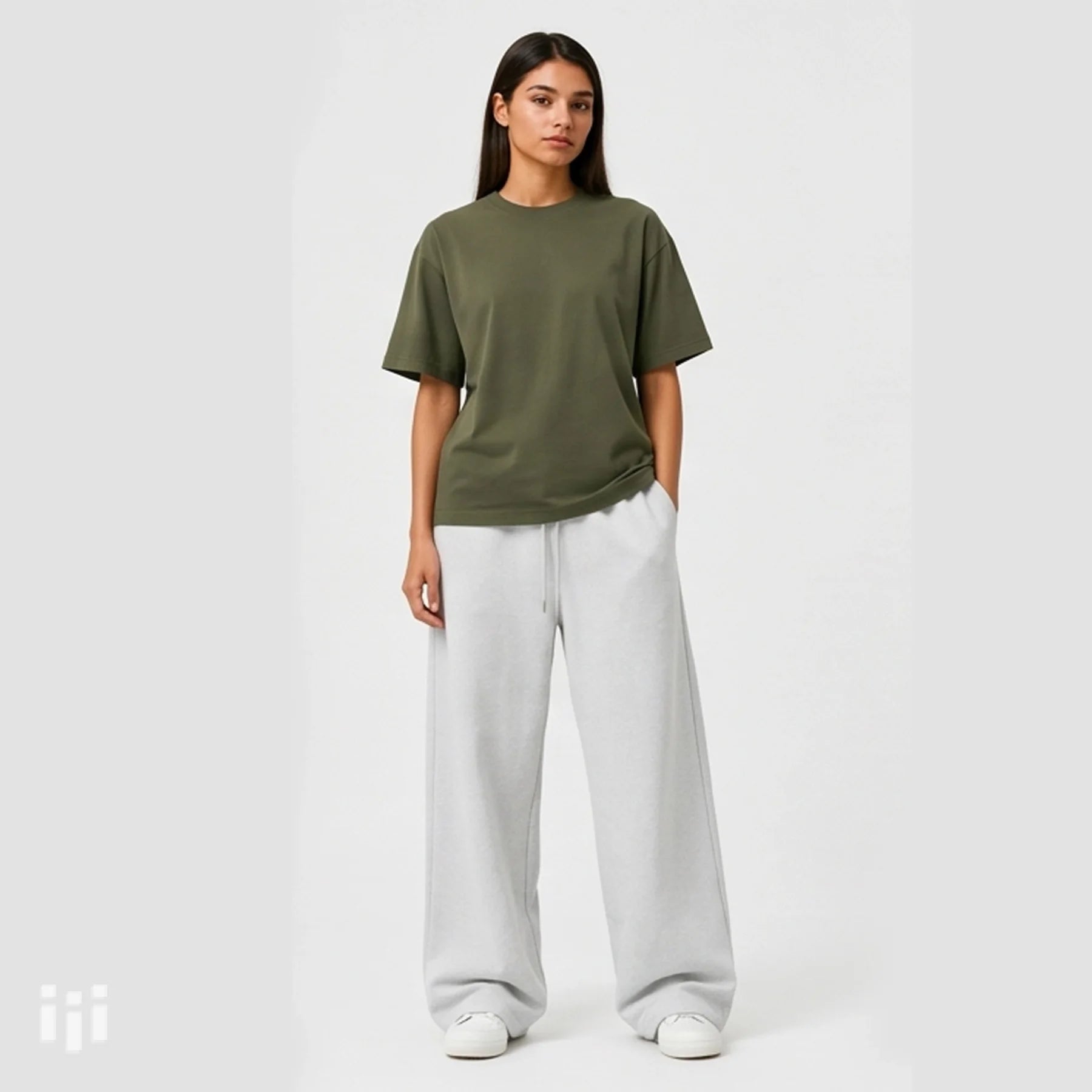 Olive - Relaxed Oversized T-Shirt