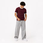 Burgundy - Regular Ringer T-Shirt