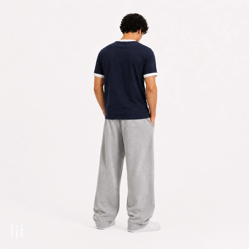 Navy - Regular Ringer T-Shirt