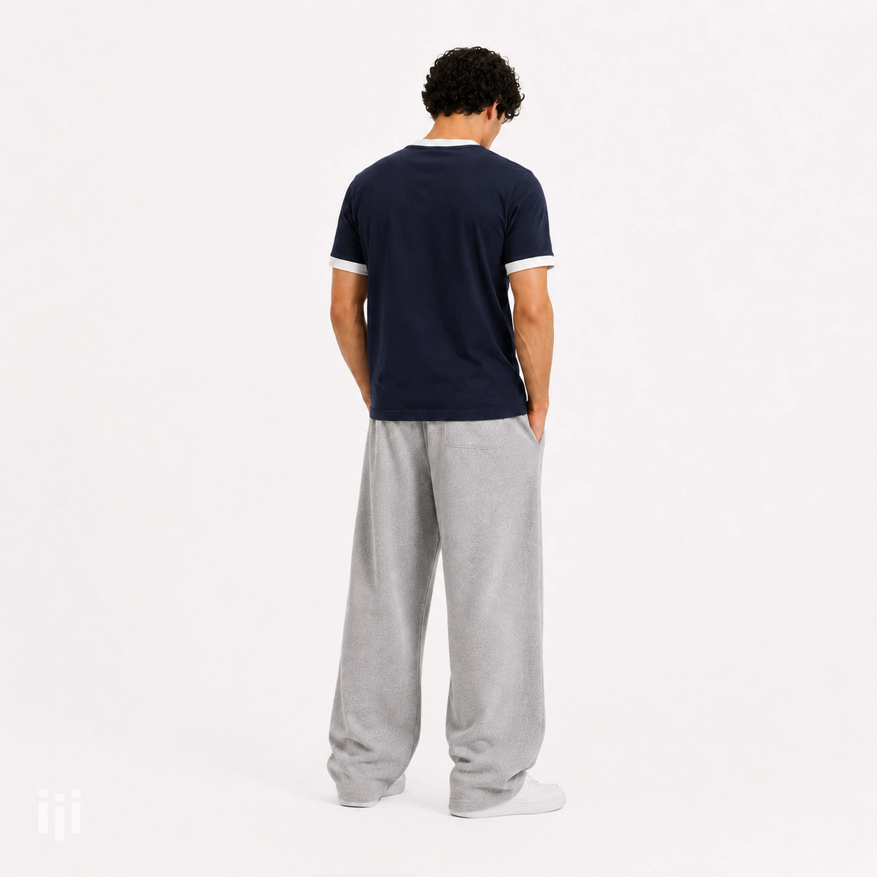 Navy - Regular Ringer T-Shirt