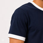 Navy - Regular Ringer T-Shirt