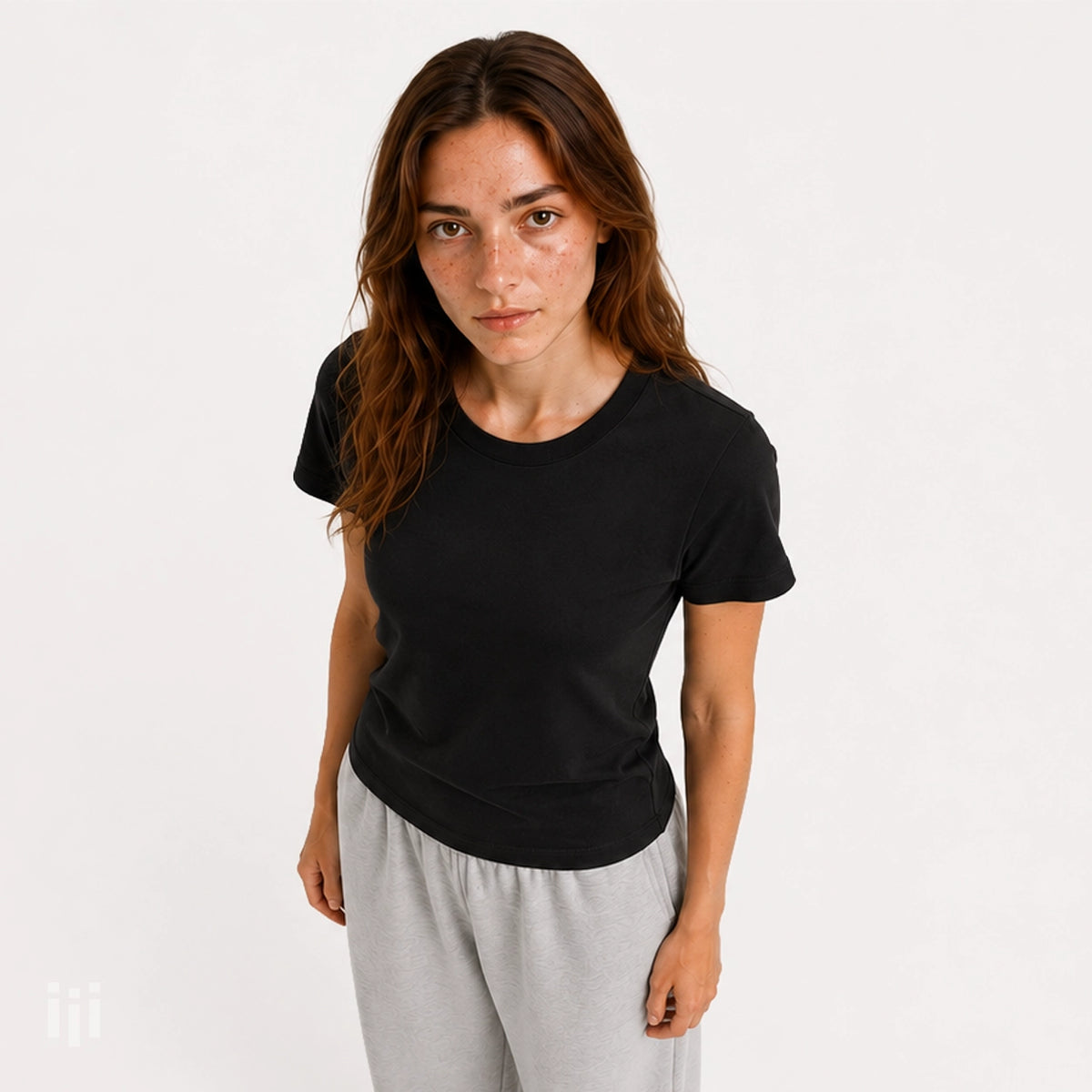 Black - Short Sleeve Baby Tee
