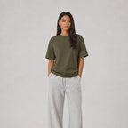 Olive - Relaxed Oversized T-Shirt