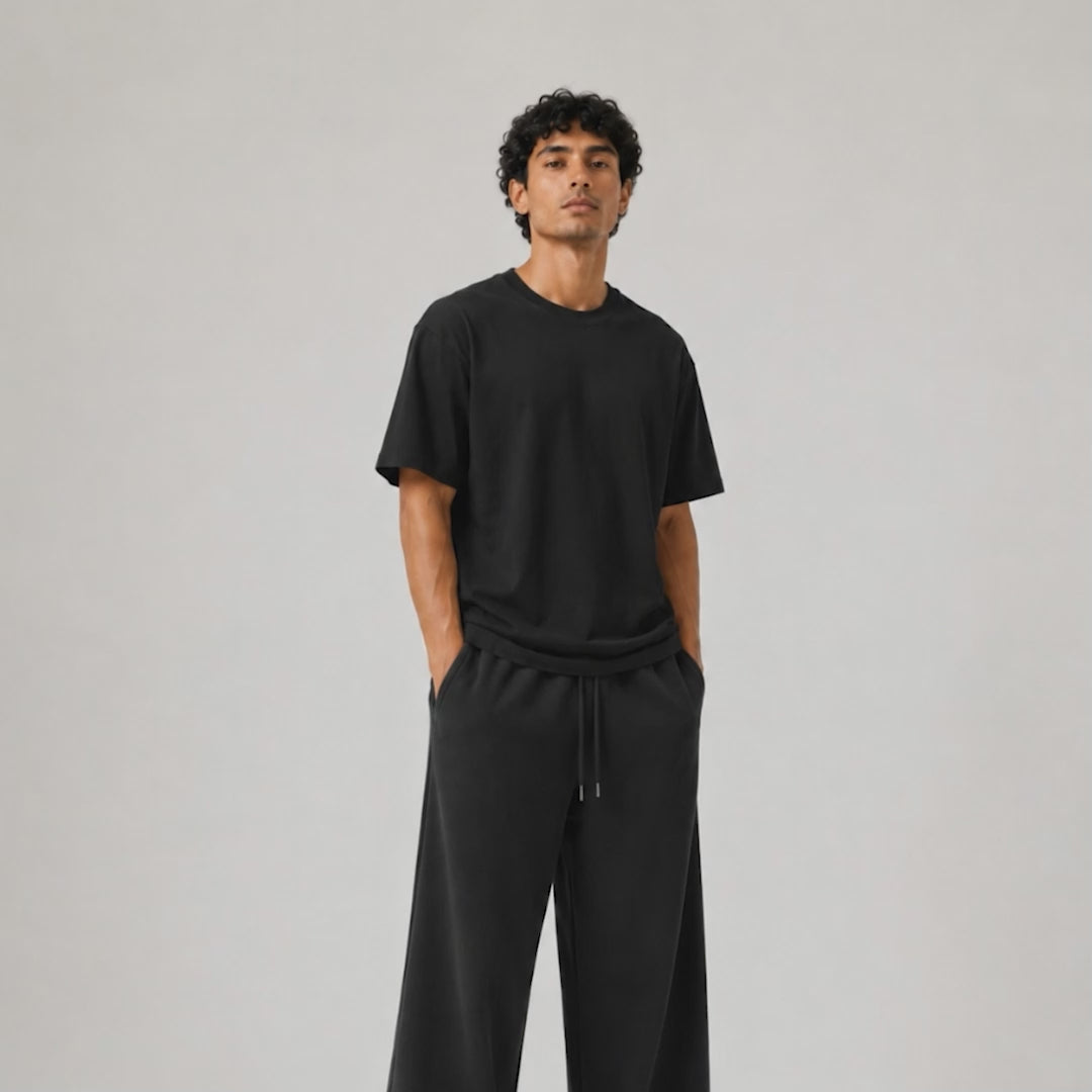Black - Relaxed Oversized T-Shirt